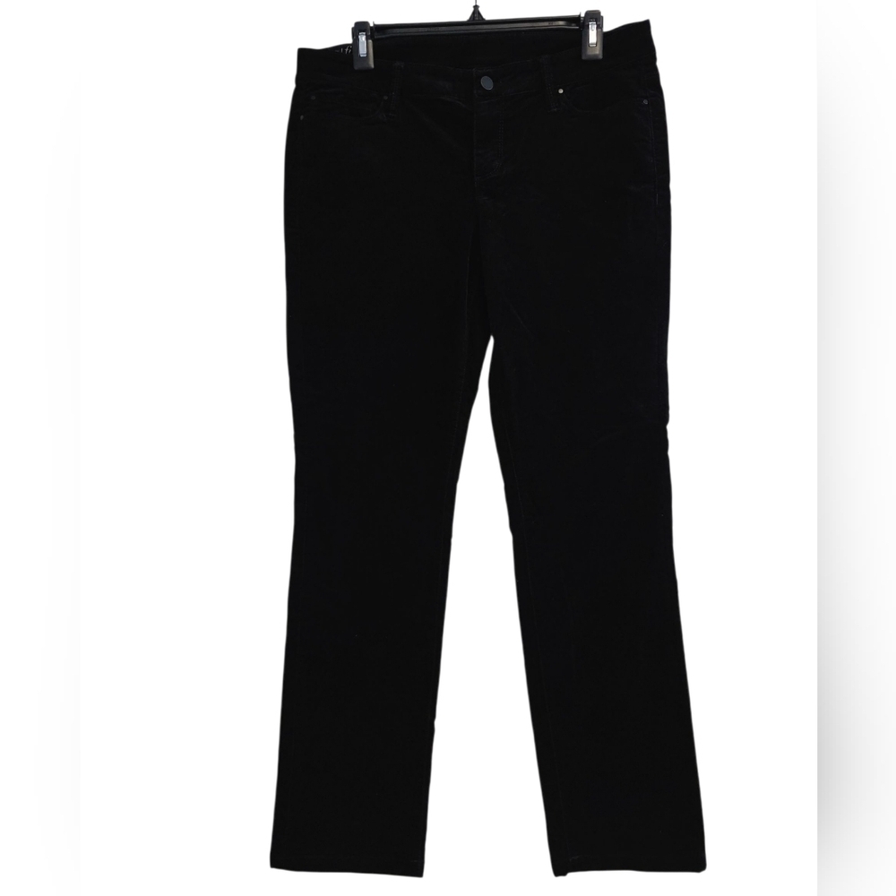 Ann Taylor Black Velvet Pants Size 10